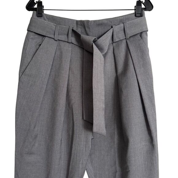 IRO Bettina Belted Wool Tapered Pants FR38 Gray - Picture 4 of 13